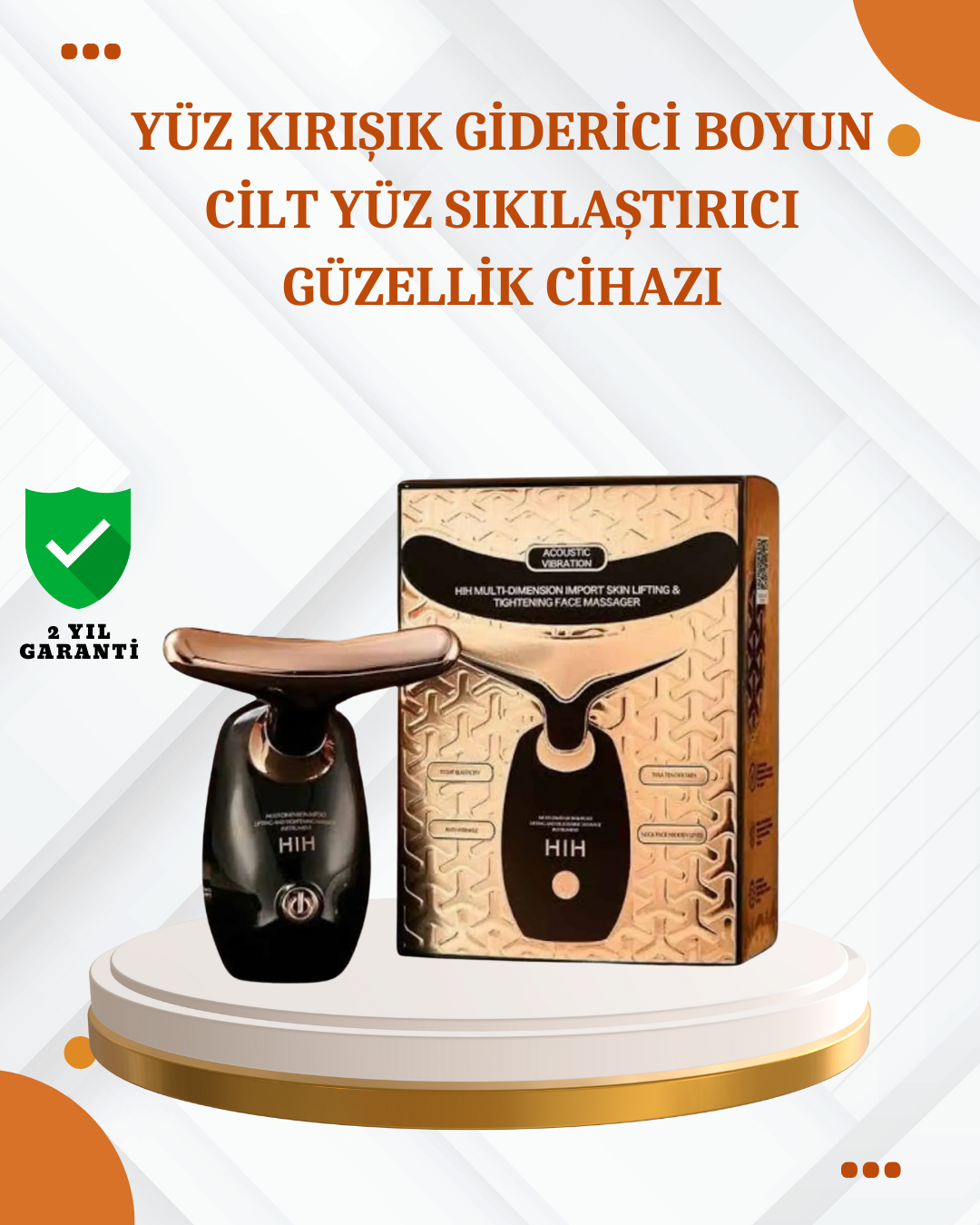 Göz Altı Serinletici Yüz Masaj Cihazı – Serum Emilimini Artırır - Lisinya