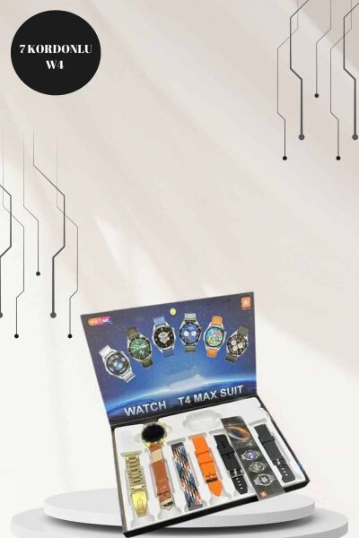 Powerbank Bluetooth Kulaklık Ve Akıllı Saat 7 Kordonlu Metal Kordon Plastik Kordon - Lisinya