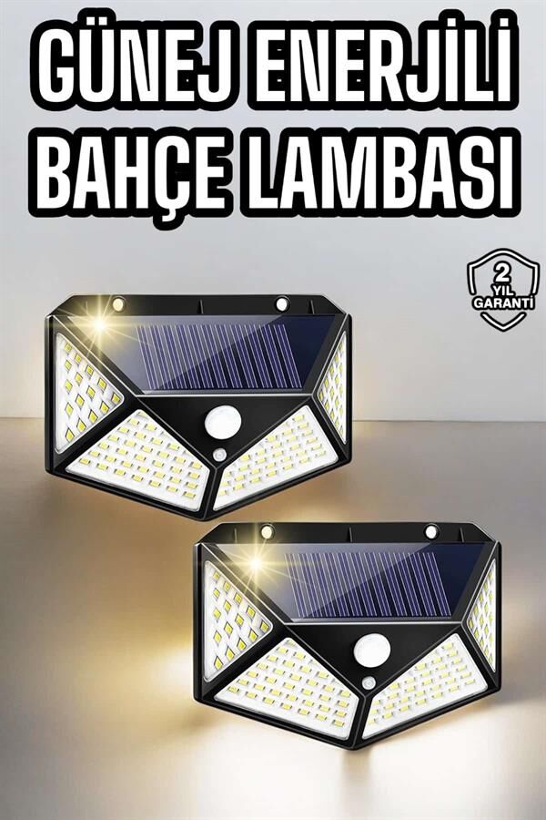 Bahçe Havuz Güneş Enerjili Solar Işıklandırma Sensörlü Bahçe Aydınlatma - Lisinya
