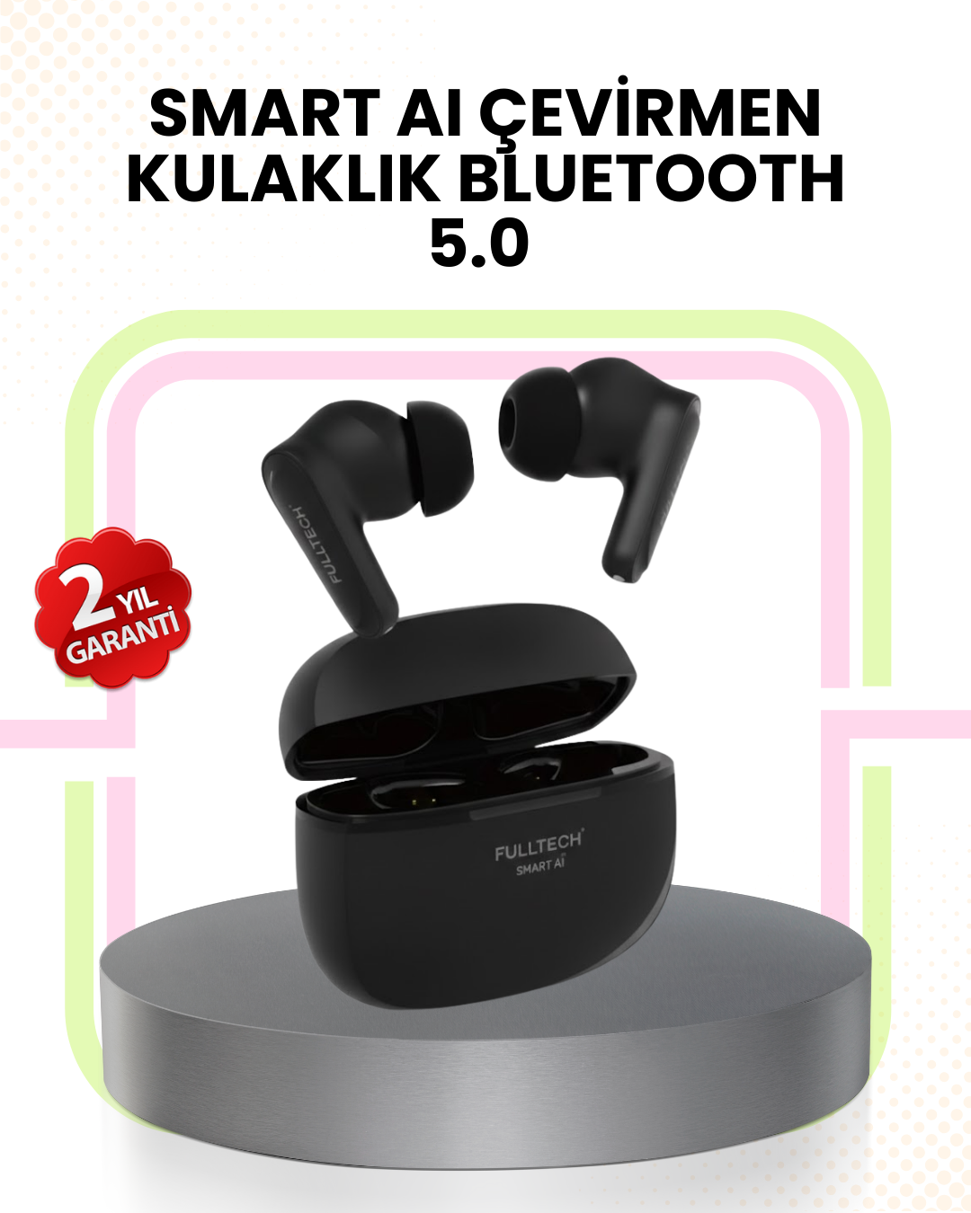 Akıllı Çeviri Destekli Bluetooth Kulaklık Profesyonel Ses Deneyimi - Lisinya