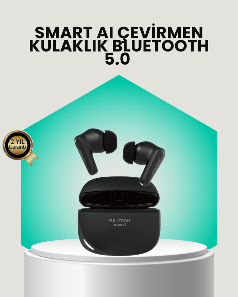 YamanHobi Bluetooth Çeviri Kulaklığı Çift Mikrofonlu ANC Destekli