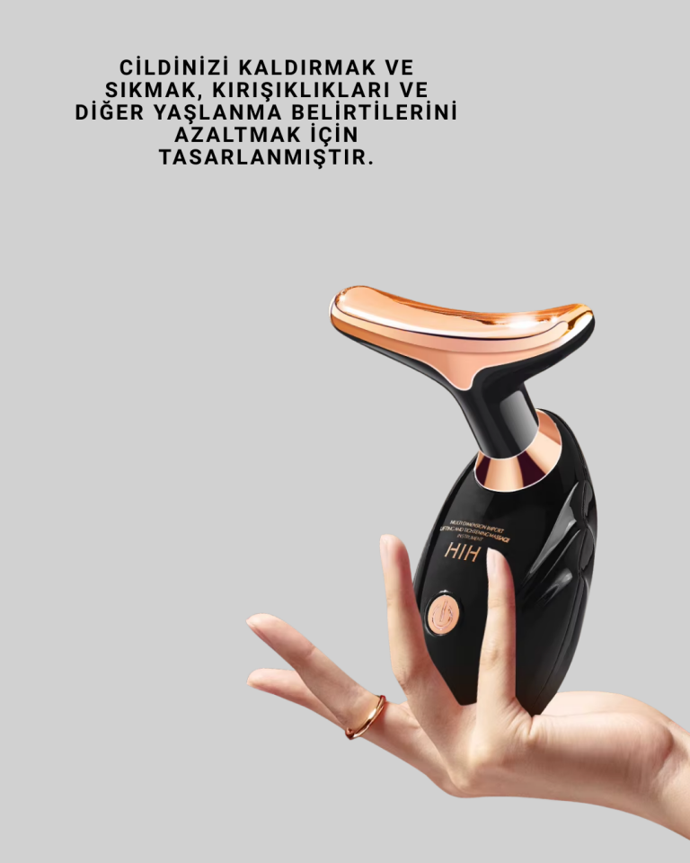 Çok Fonksiyonlu Yüz ve Göz Masaj Aleti – Genç ve Parlak Bir Cilt İçin - Lisinya