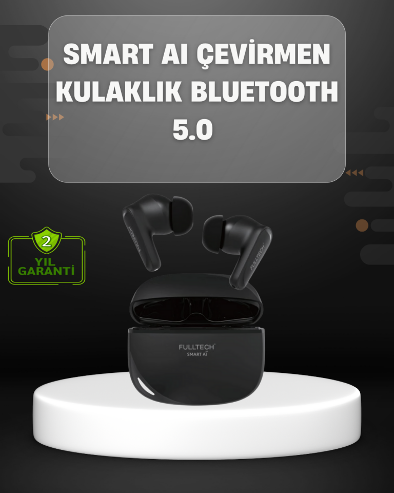 YamanHobi Yapay Zeka Destekli Çeviri Kulaklığı Bluetooth ANC ENC Kablosuz Kulaklık