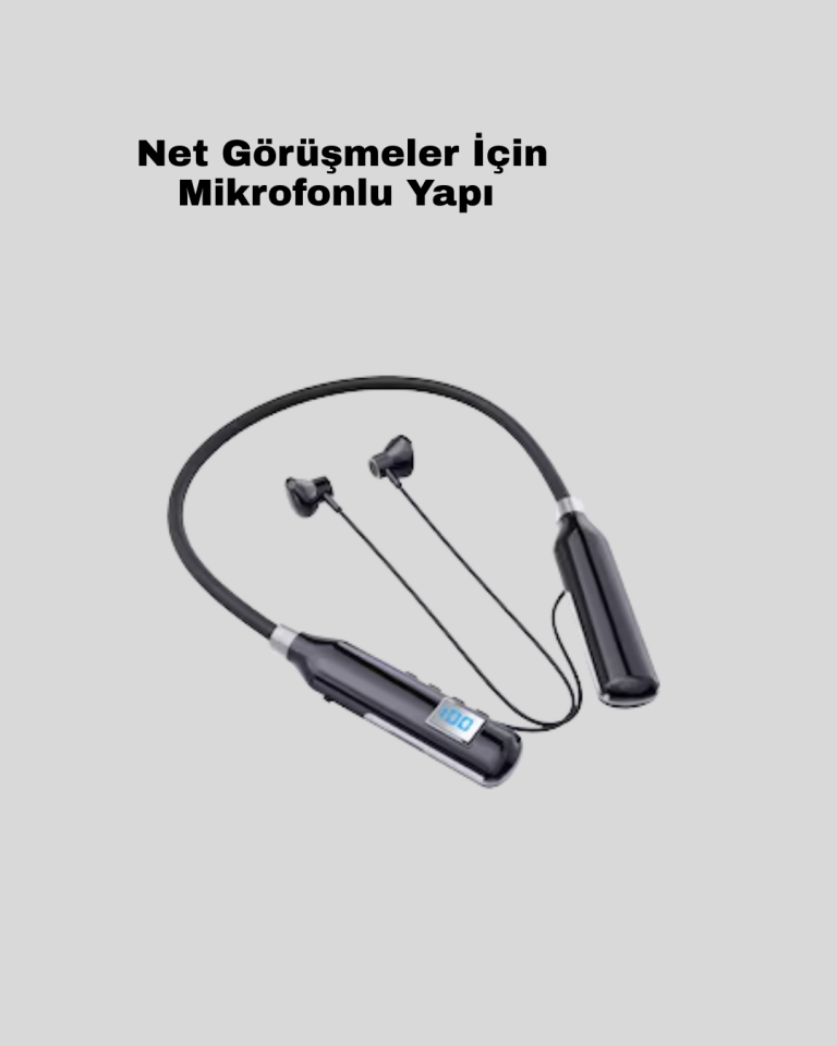 Uzun Pil Ömrü ve Hızlı Şarj Özellikli Bluetooth Kulaklık - Lisinya