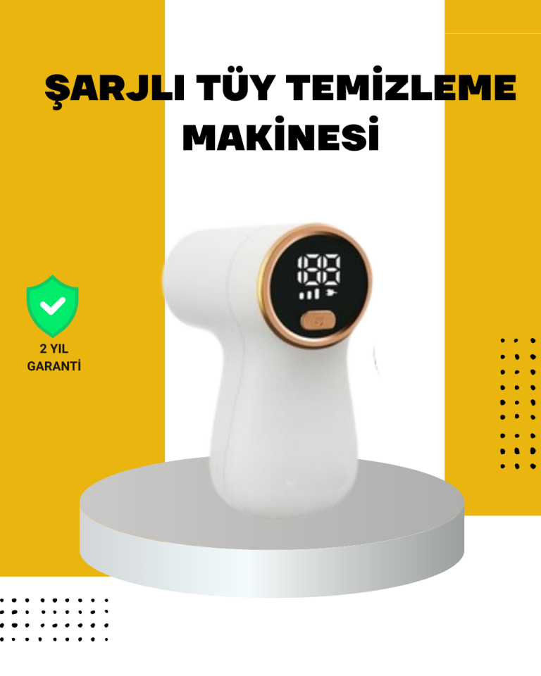 Kumaşlar İçin Tüy ve Hav Temizleme Makinesi Type C Şarjlı - Lisinya