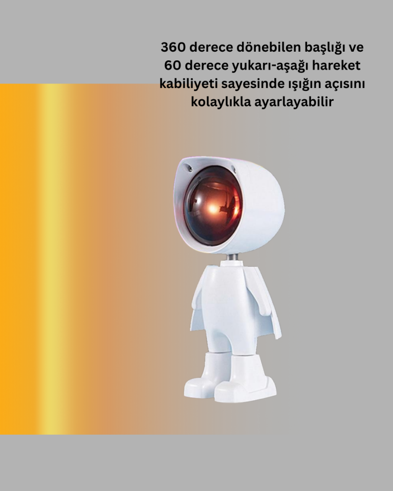 Loş Işıklı Şarjlı Ortam Lambası – Kompakt ve Portatif - Lisinya