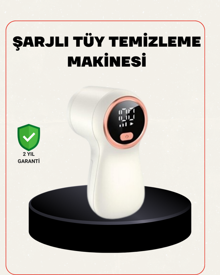 Şarjlı Tüy Temizleyici Paslanmaz Çelik Bıçaklı - Lisinya