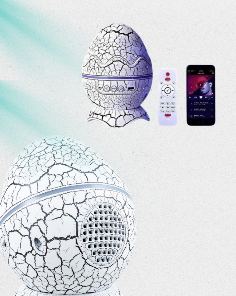YamanHobi Dinozor Yumurtası Tasarımlı LED Işık Projektörü USB Kablolu