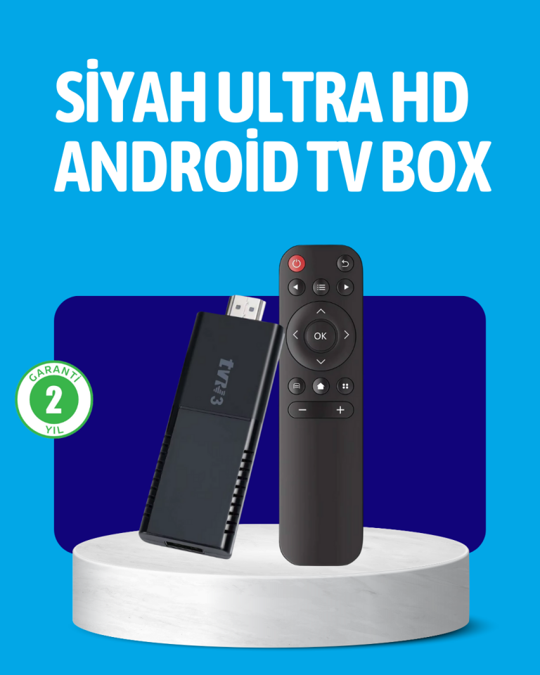 Android TV Stick 2GB RAM 16GB Depolama Kapasiteli - Lisinya