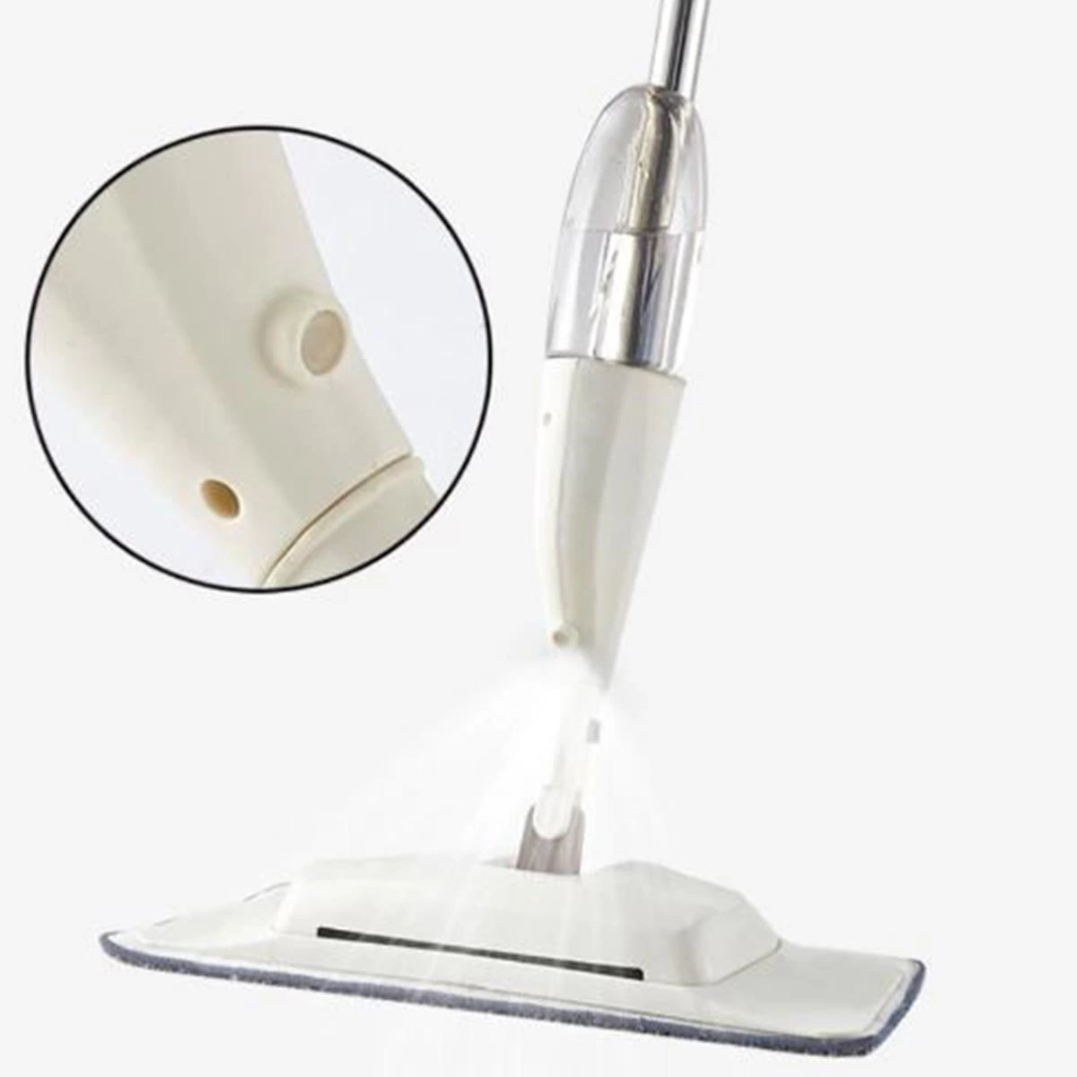 Pratik 360 Derece Dönen Ergonomik Sihirli Su Hazneli Spreyli Mop Paspas ( Lisinya )