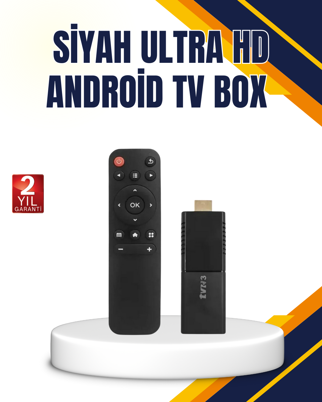 Android TV Stick 4K Ultra HD Görüntü Destekli - Lisinya