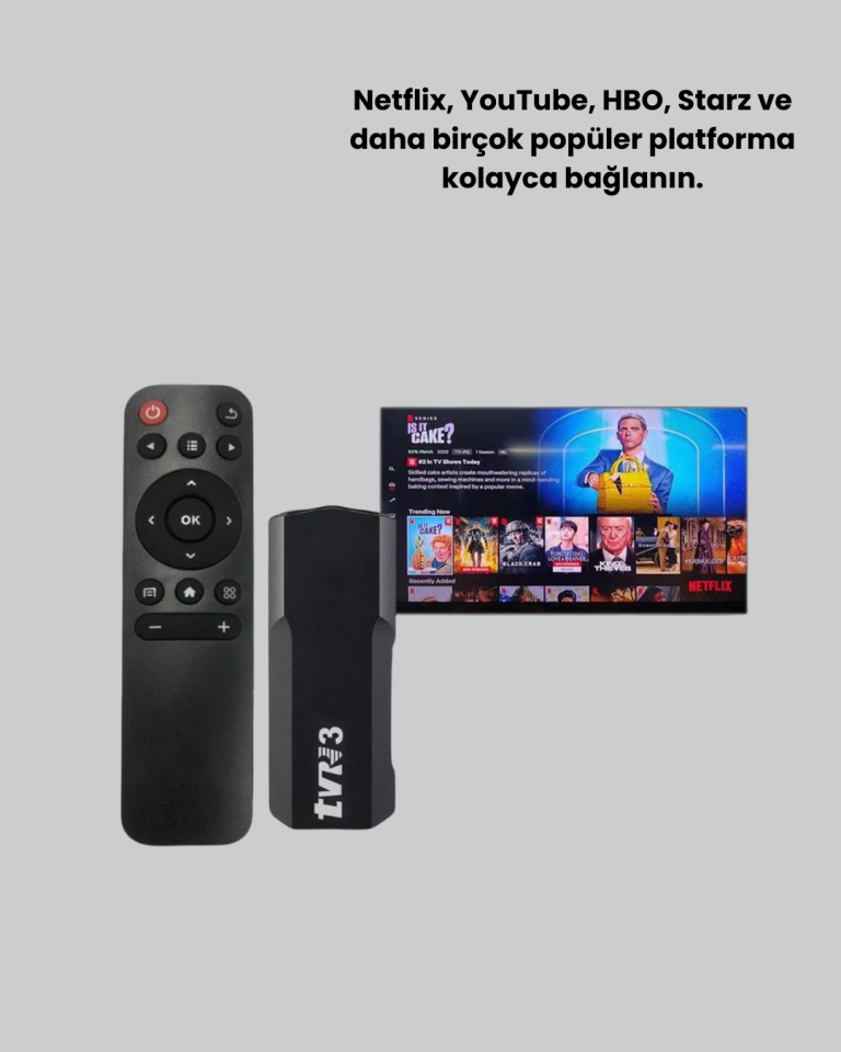 Android TV Stick 4K Ultra HD Görüntü Destekli - Lisinya