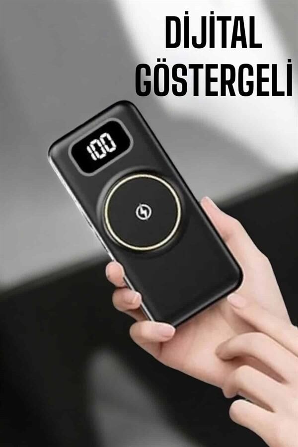 Powerbank Taşınabilir 10.000 Mah Hızlı Şarj Dijital Göstergeli - Lisinya