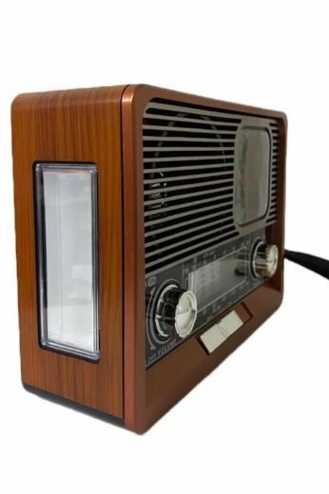 YamanHobi Nostaljik Vintage Radyo 2 Yıl İthalatçı Garantili Kahverengi