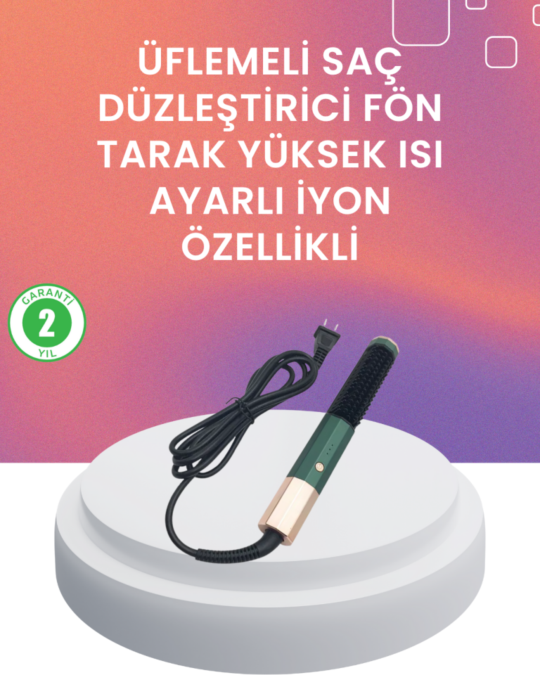 Termal Koruma Sistemli Çok Fonksiyonlu Saç Şekillendirme Cihazı - Lisinya