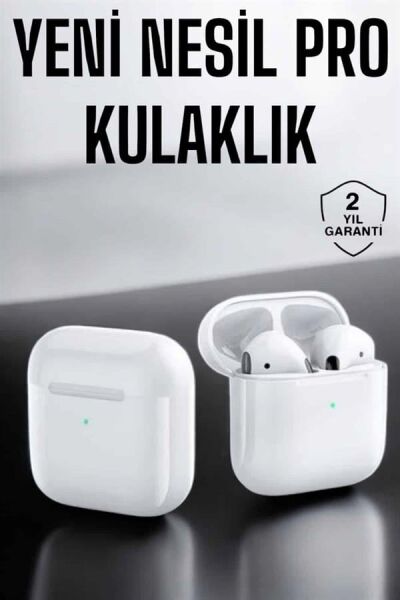 Yeni Nesil Pro Bluetooth Kulaklık Uzun Pil Ömrü Beyaz - Lisinya