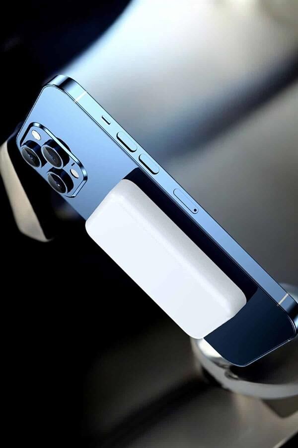 YamanHobi MagSafe Uyumlu Manyetik Kablosuz Powerbank 15W Hızlı Şarj Taşınabilir Batarya