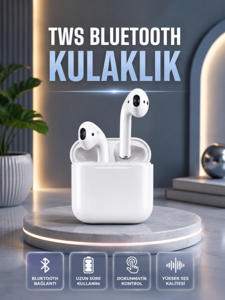 2.Nesil Kablosuz Bluetooth Kulaklık Uzun Pil Ömrü - Lisinya