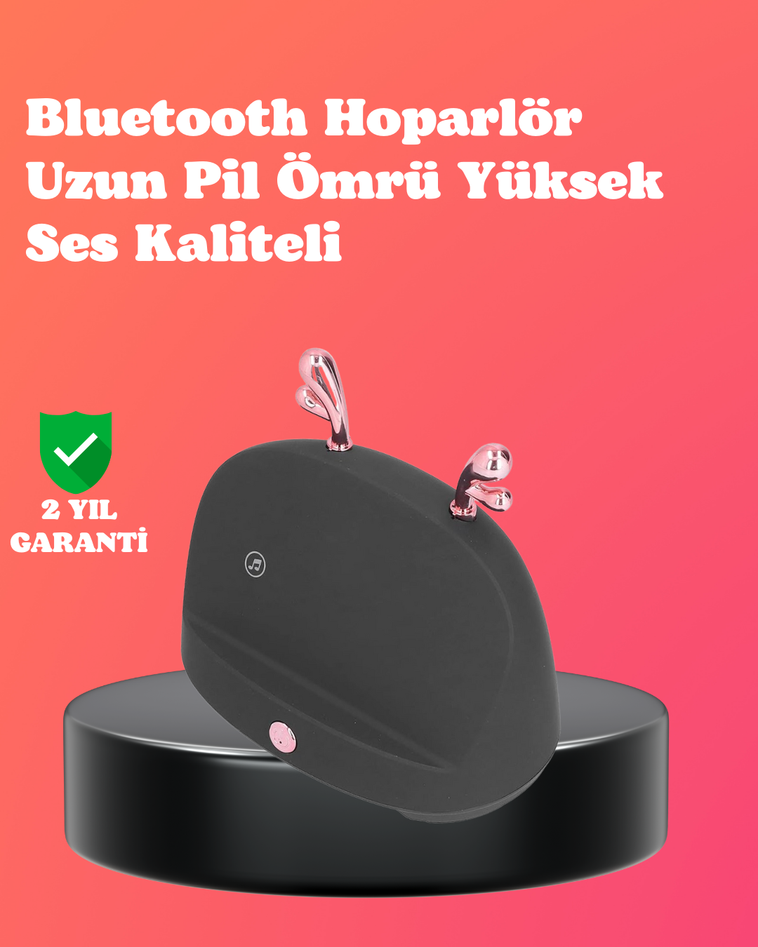 YamanHobi İndüksiyonlu Telefon Tutucu Ses Yükseltici 750 mAh Siyah