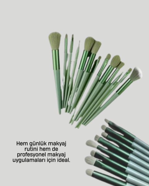 Kusursuz Makyaj İçin Yumuşak ve Dayanıklı Makyaj Fırça Seti - Lisinya