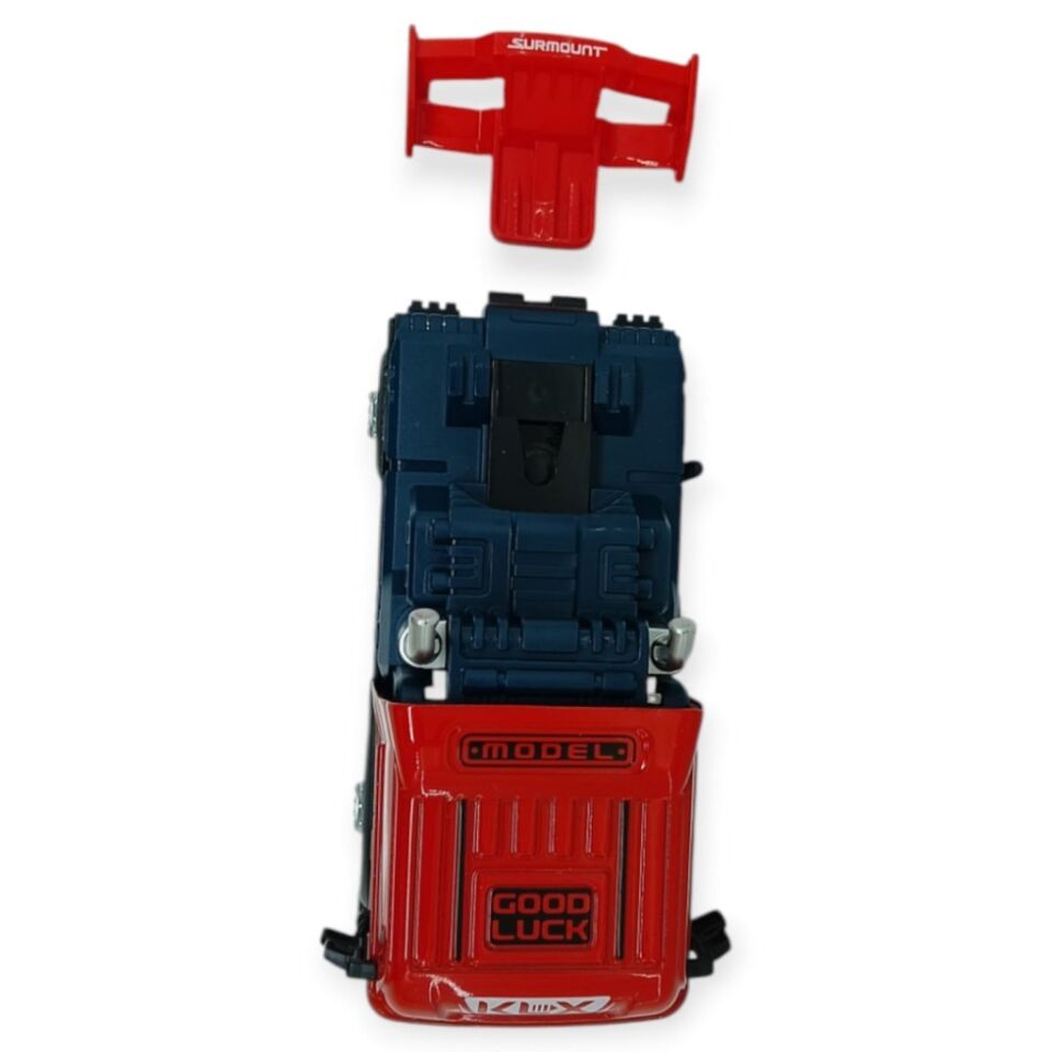 Metal Tır 1:24 - Sesli Işıklı Tır 13 cm - Kırmızı (Lisinya)