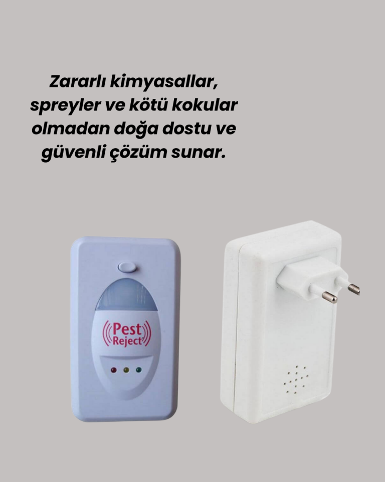 Geniş Alan Kapasiteli Sessiz Enerji Tasarruflu Haşere Kovucu - Lisinya