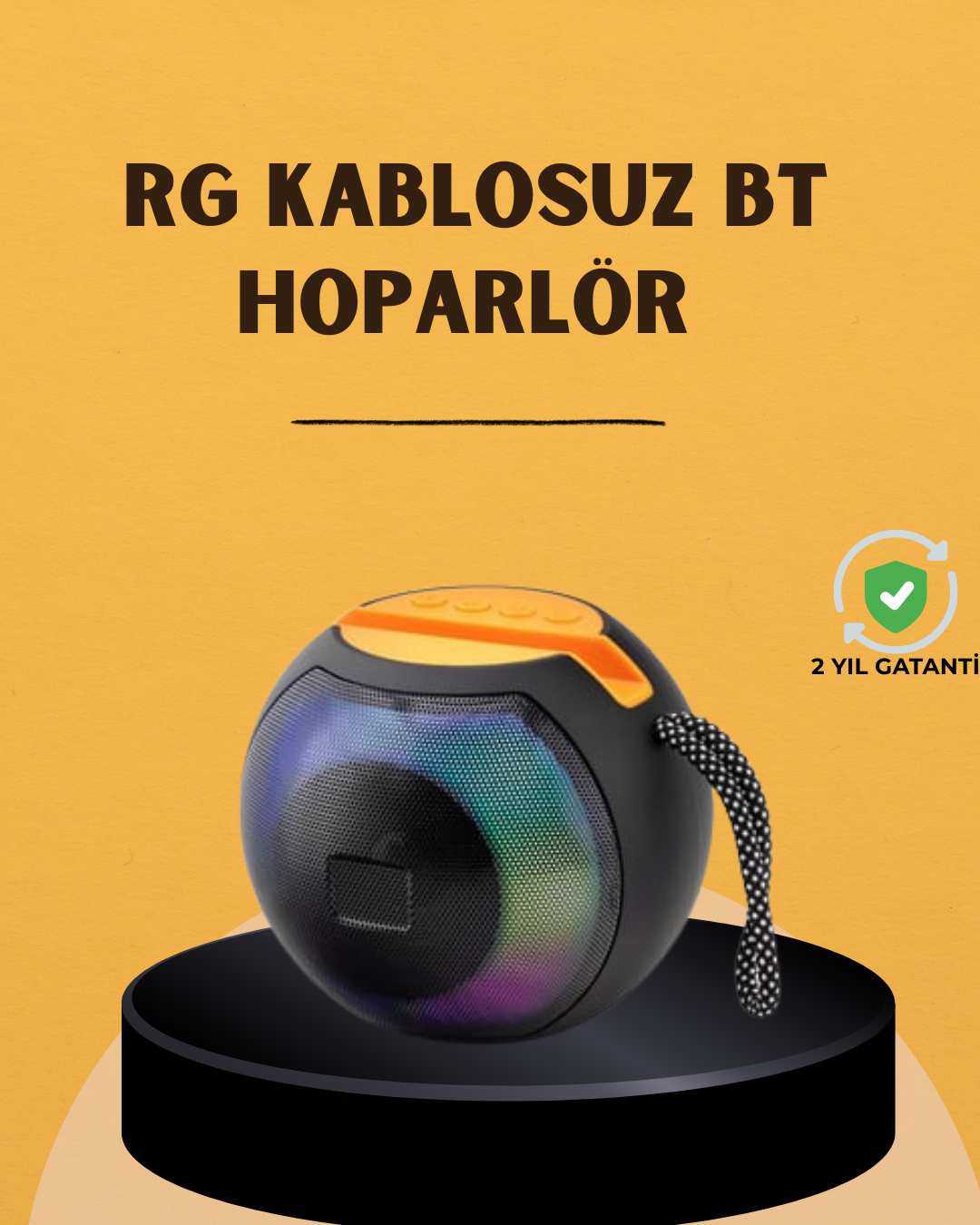 360° Stereo Surround Sesli Taşınabilir Hoparlör - Lisinya