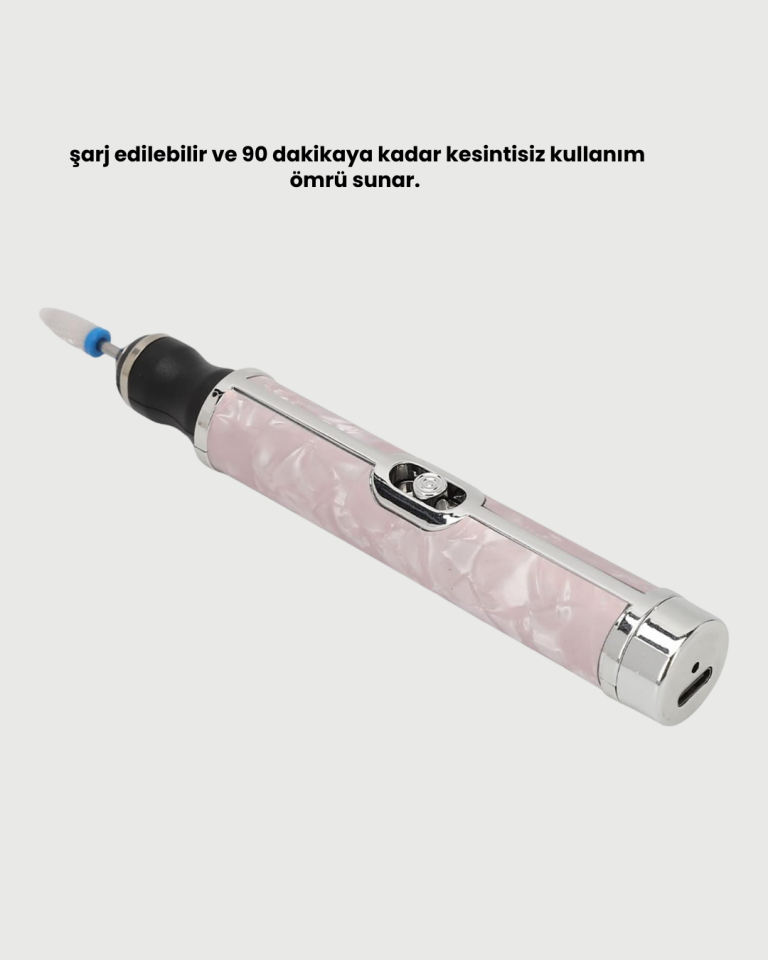 Elektrikli Tırnak Törpüsü Ayarlanabilir Hızlı Manikür Pedikür Cihazı - Lisinya