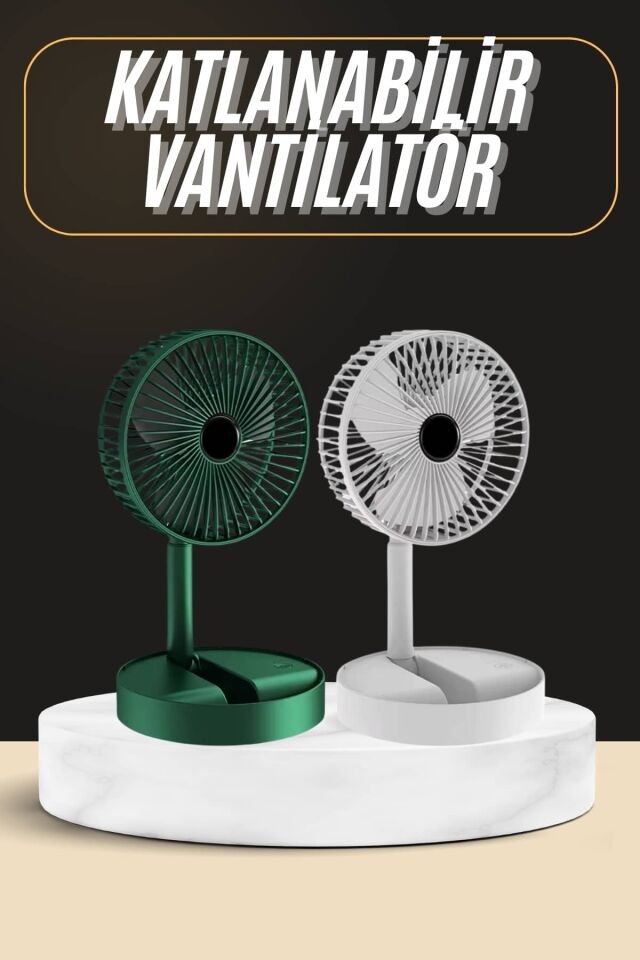 Katlanabilir Usb Şarjlı Masaüstü Soğutucu Mini Fan Telefon Tutucu - Lisinya