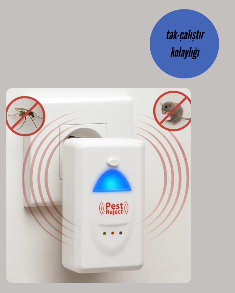 Elektrikli Böcek ve Fare Kovucu Prizden Çalışan - Lisinya