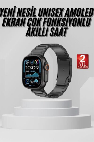 Akıllı Saat Arama Konuşma GPS ve NFC Özelliği 3 Kordonlu Amoled Ekran - Lisinya