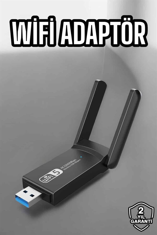 Wifi Alıcı Wifi Adaptörü USB Girişli 3.0 - YamanHobi