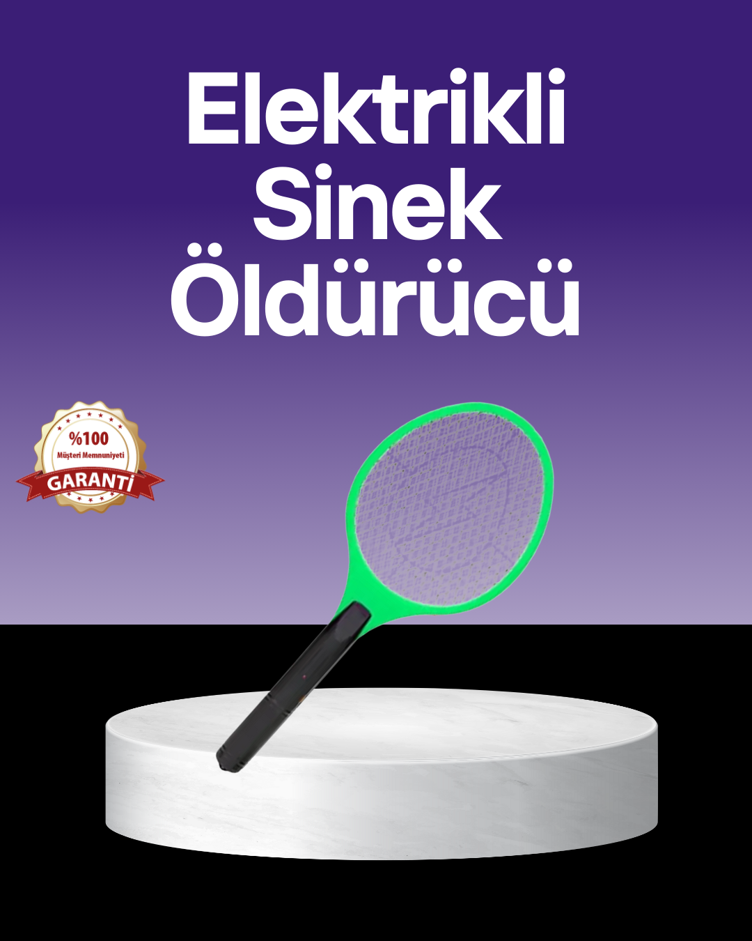 Çocuk ve Evcil Hayvan Dostu Elektrikli Sinek Raketi | Güvenli Kullanım - Lisinya