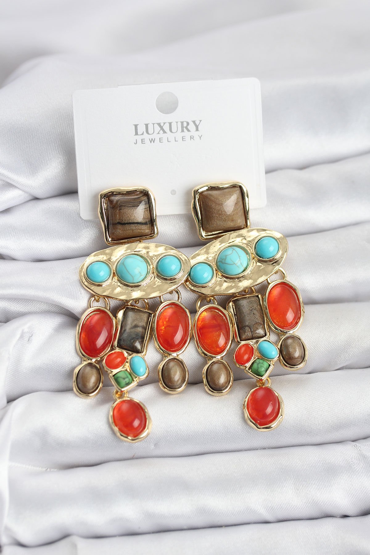 Vintage Sallantılı Kadın Küpe - Lisinya