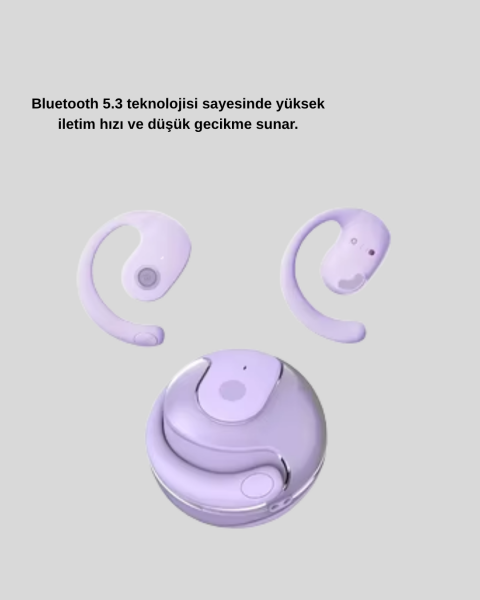 S05 Kablosuz Kulaklık Bluetooth 5.3 IPX4 Su Geçirmez Stereo Ses Otomatik Bağlantı Yeni Nesil - Lisinya