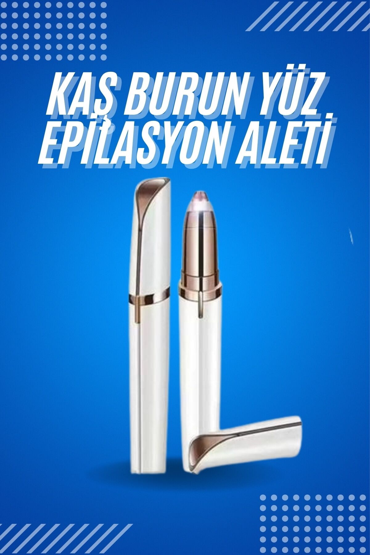 Yüz Epilatör Kıl Kaş Bıyık Tüy Alma Aleti Kaş Bıyık Alma Epilatörü - Lisinya