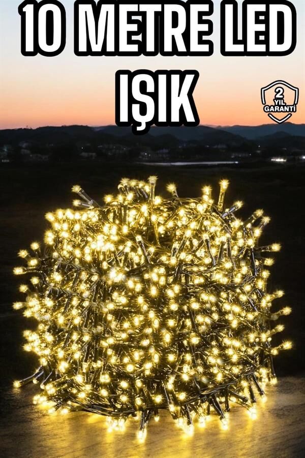 10 Metre Gün Işığı Led Işık Hafif ve Taşınabilir Özel Günler İçin - Lisinya