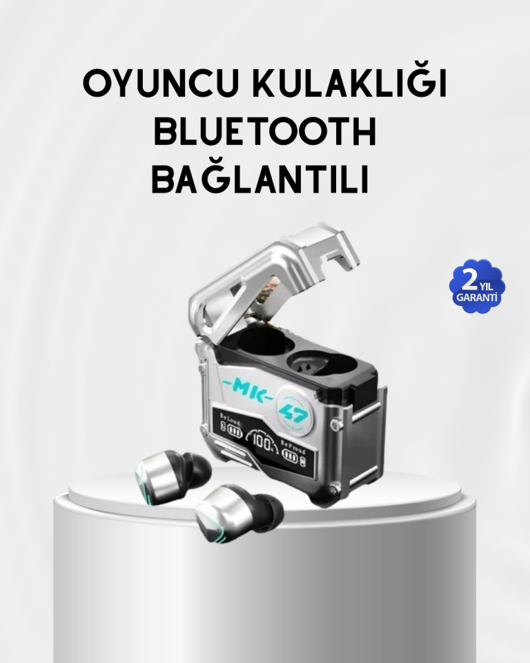 Powerbank Özellikli Bluetooth Kulaklık – Ergonomik, Suya Dayanıklı - Lisinya
