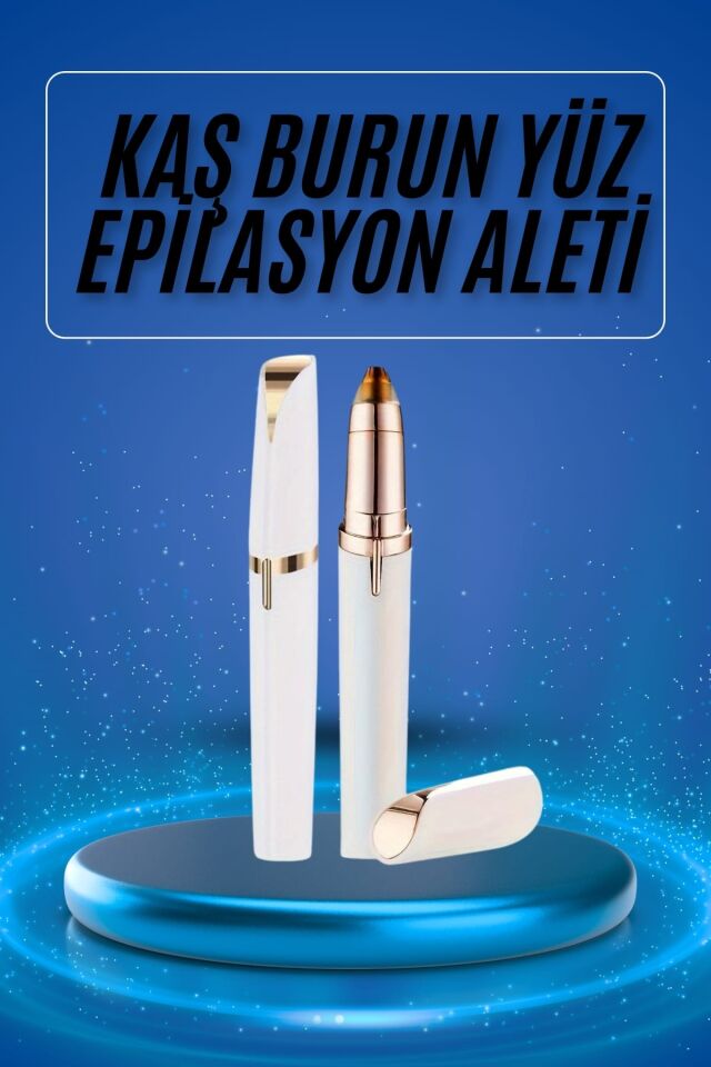 Epilasyon Aleti Tüy Kıl Alma Kaş Bıyık Unisex Yüz Bakım Tıraş Aleti - Lisinya