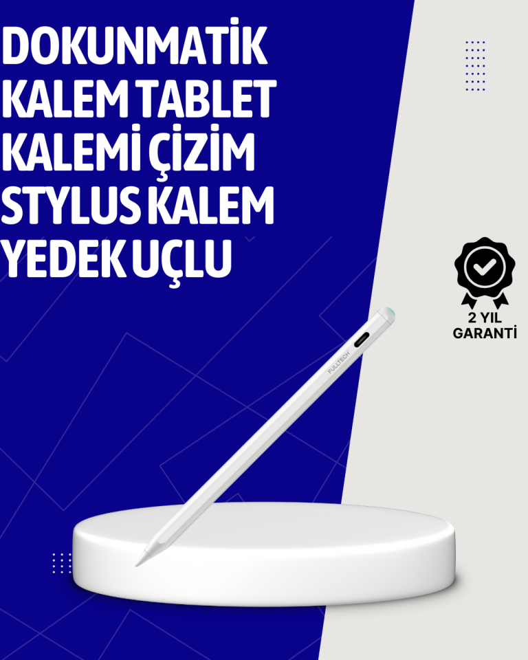 Eğim Sensörlü Dijital Kalem – Yüksek Hassasiyetli 1,0 mm Uç, Uzun Pil Ömrü - Lisinya