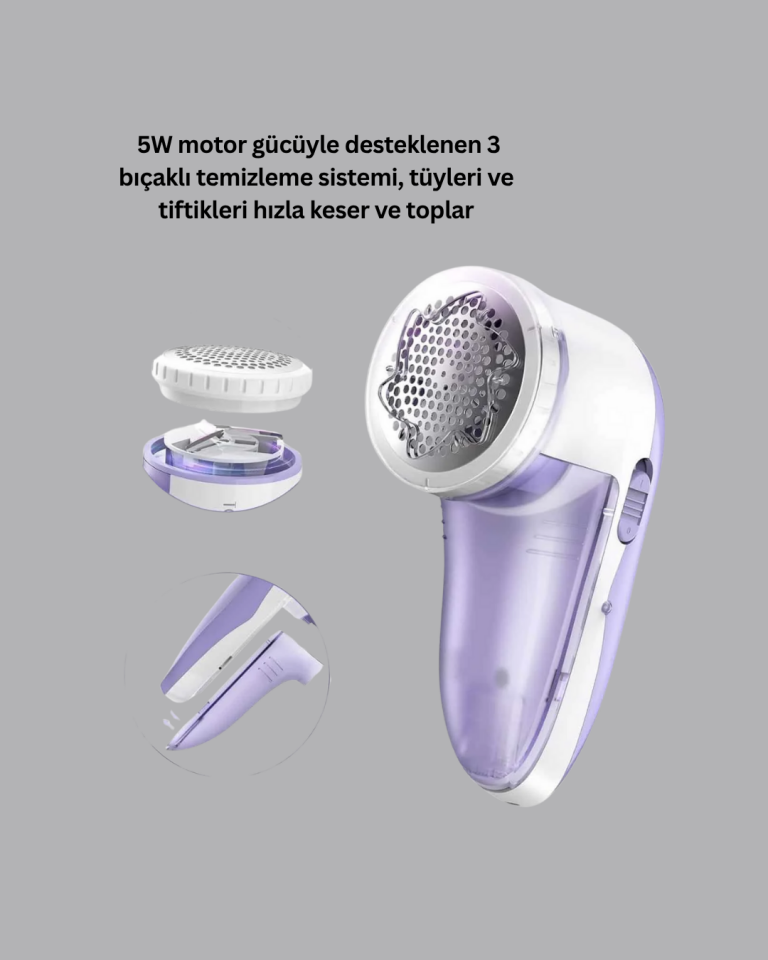130x60x67mm Boyutlu Giysi Temizleme Makinesi – 5W Güç - Lisinya
