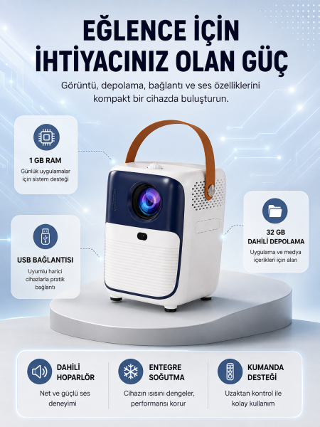 Ultra HD Android TV Kutusu 1920x1080 32GB Depolama Hoparlör USB Fanlı Yeni Nesil - Lisinya