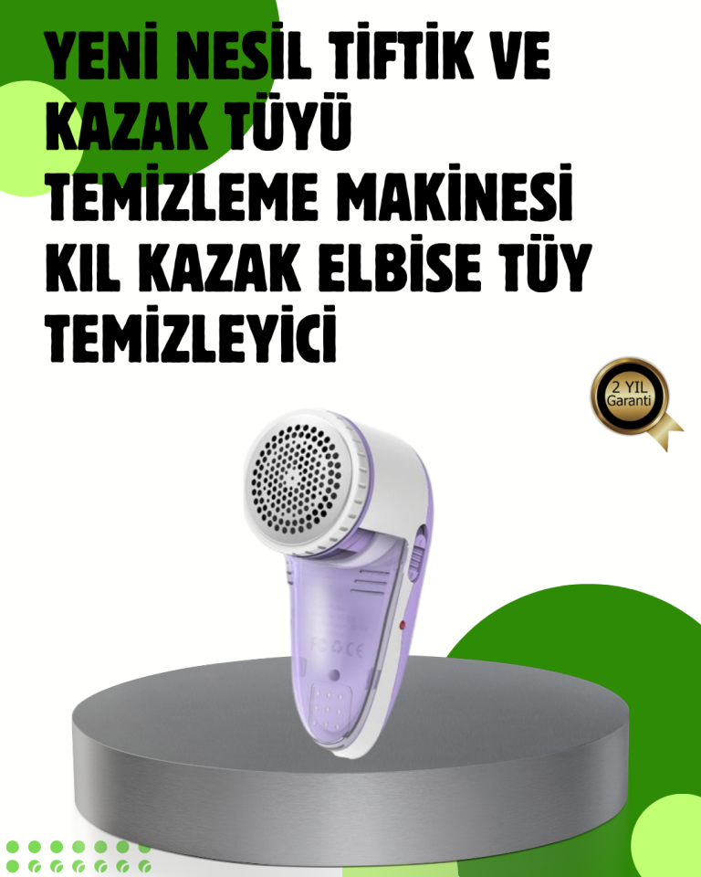 Pamuk Tiftik Tüy Temizleme Makinesi 5W – 3 Bıçaklı Sistem - Lisinya