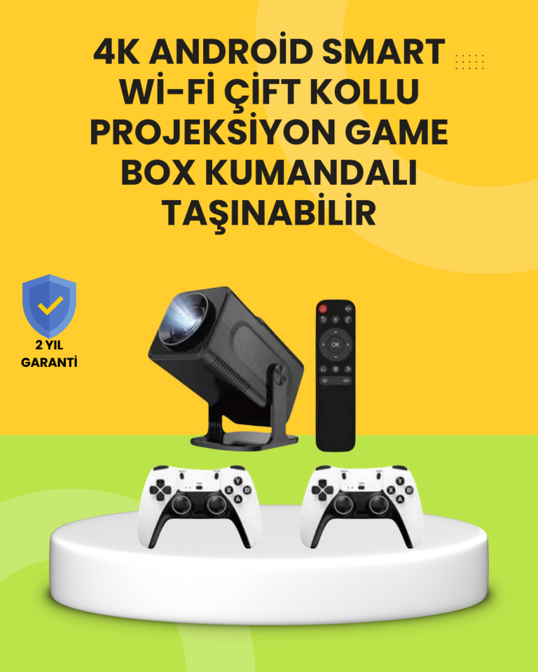 HCS350pro Android 11 İşletim Sistemli Mini Projektör - Lisinya