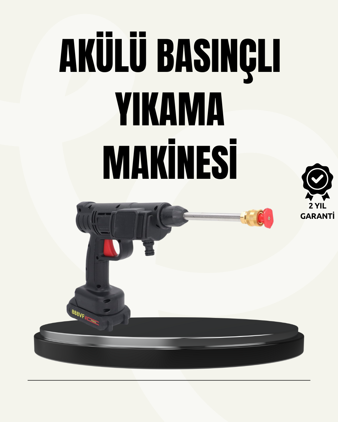 48V Şarjlı Basınçlı Yıkama Makinesi Kablosuz Su Tabancası - Lisinya