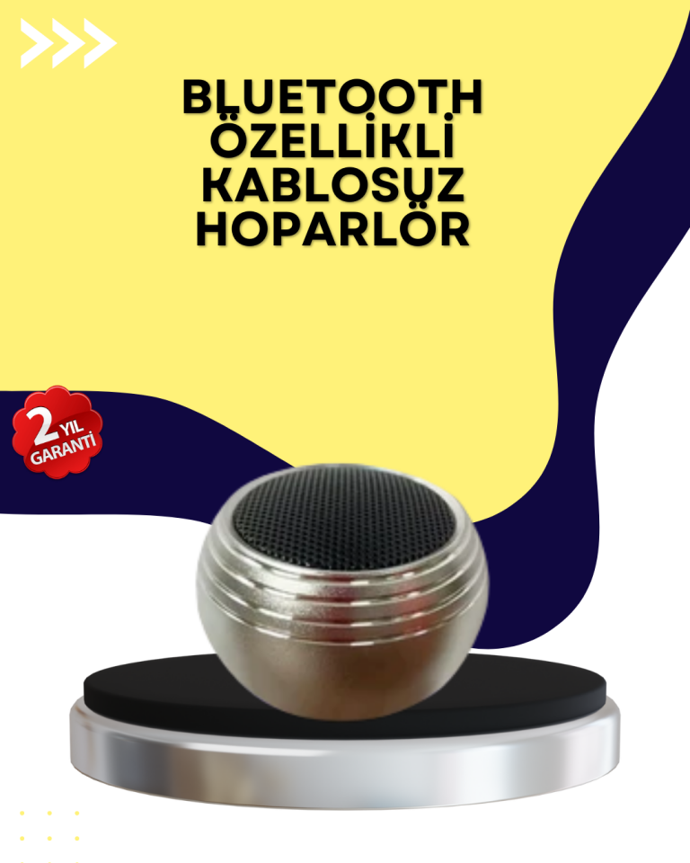 YamanHobi Mini Taşınabilir TWS Bluetooth Hoparlör Gri