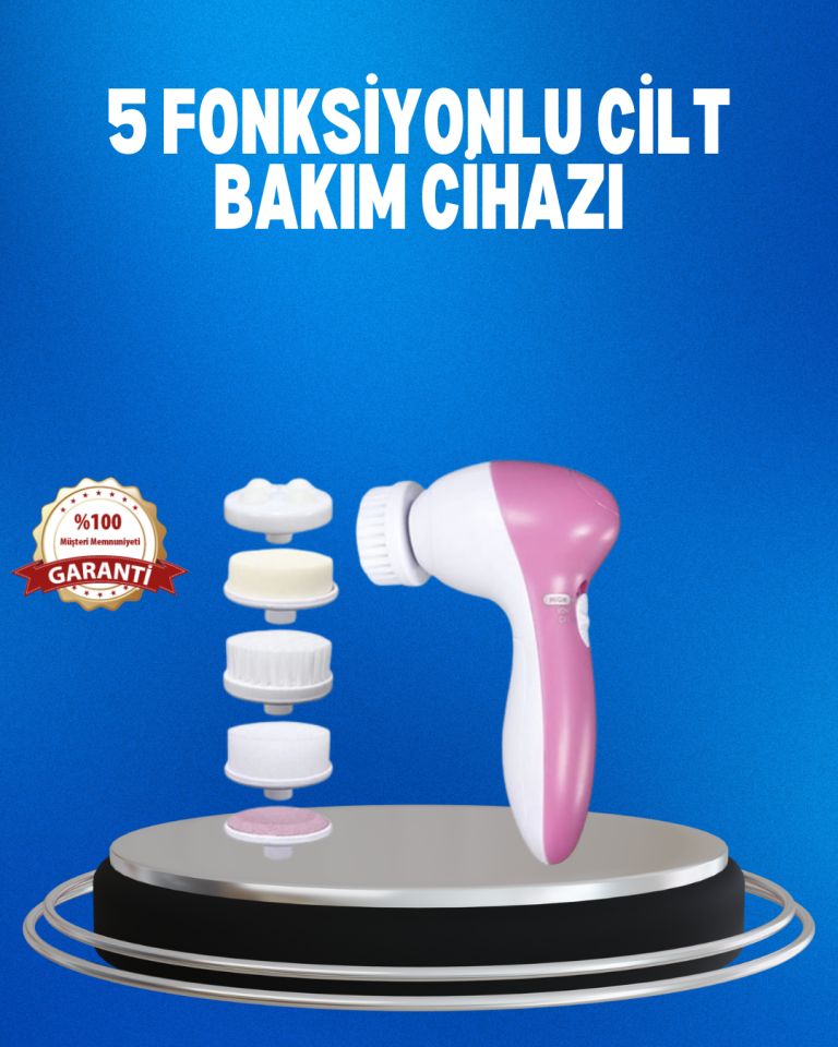Taşınabilir 5 in 1 Elektrikli Cilt Temizleyici - Lisinya