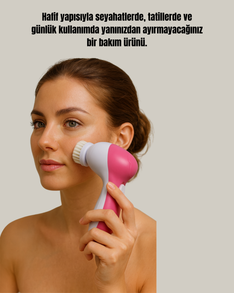 Taşınabilir 5 in 1 Elektrikli Cilt Temizleyici - Lisinya