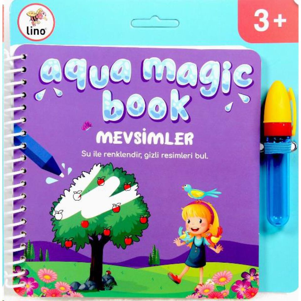 Aqua Magic Book Mevsimler Araçlar (sihirli Boyama Kitabı)