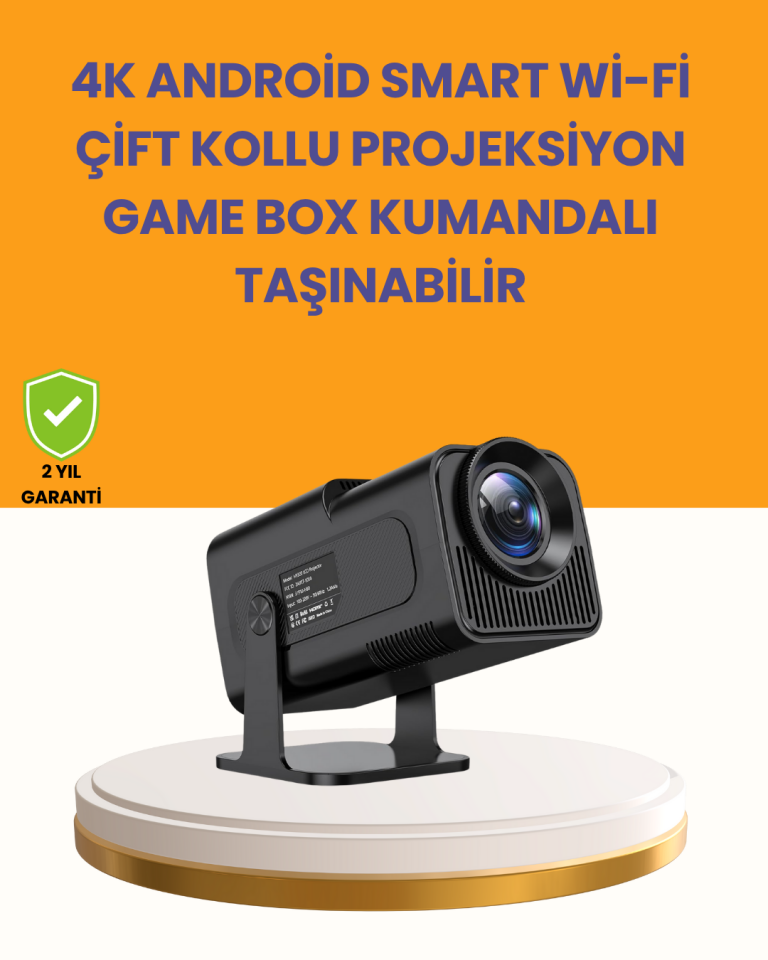 HCS350pro 1080P Full HD Taşınabilir Android Projektör - Lisinya